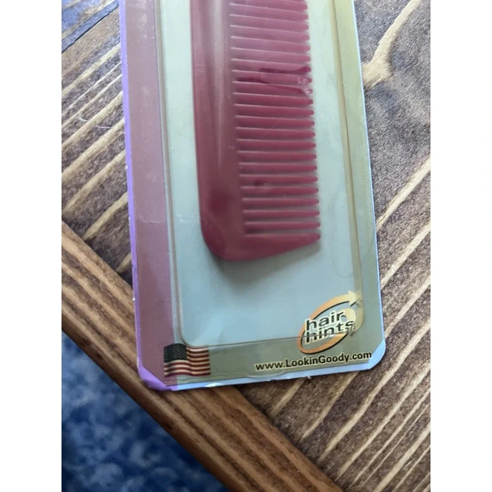 Vintage 2000 GOODY Styling Comb Smooths USA NEW 00621 Red Vintage Hair